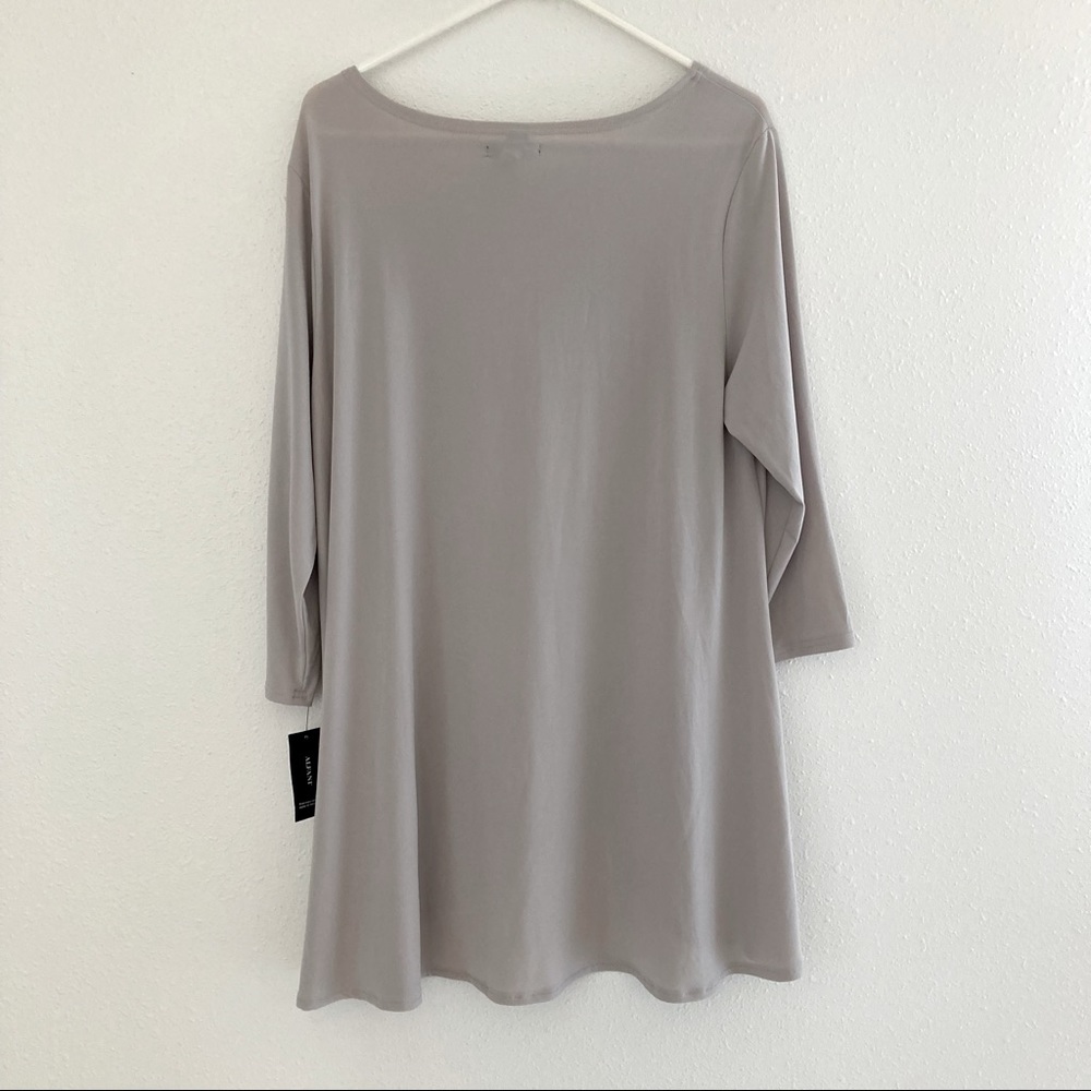 Alfani Women’s Sand Colored Blouse Top - Picture 2 of 7